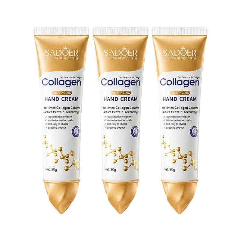 SADOER Collagen Hand Cream – Firming, Brightening & Hydrating