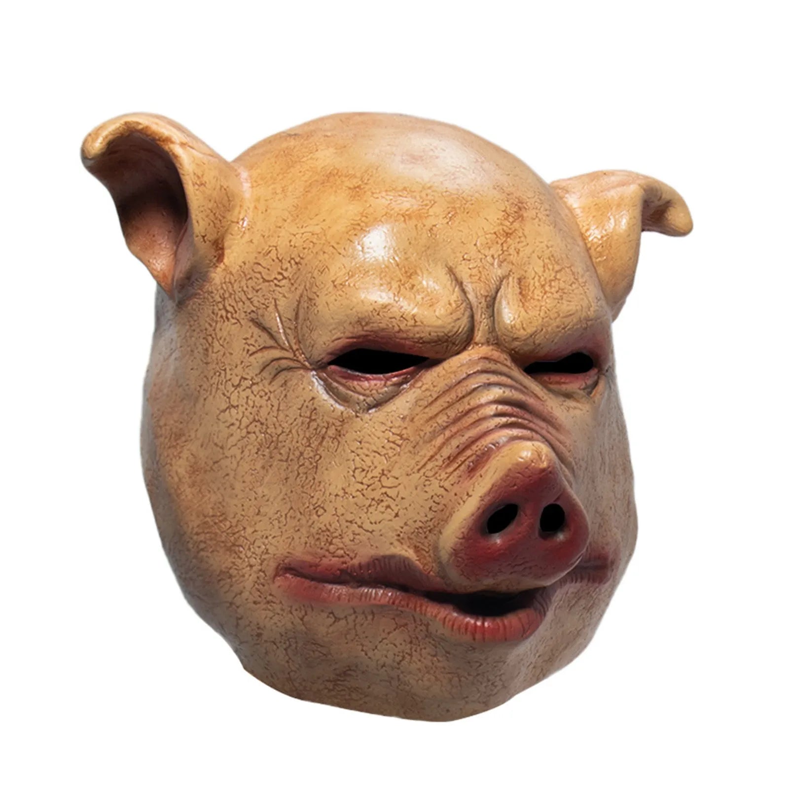 Halloween Scary Saw Pig Head Mask Cosplay Party Horrible Animal Masks Full Face Latex Mask Halloween Party Decoration Latex Prop Peaceful Pleasures Health and Wellness B