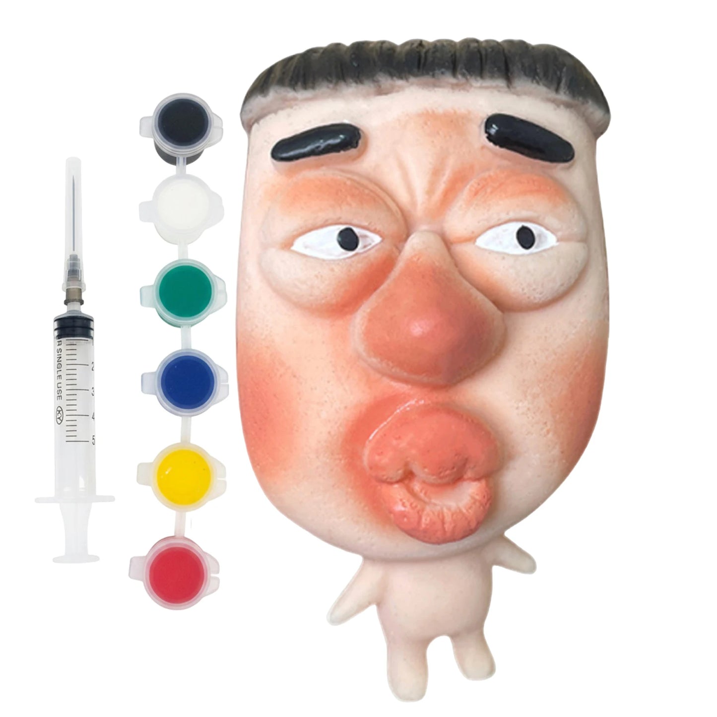 Refillable Pimple Silicone Squeeze Toy with Pigment Pimple Popper Toy Set for Adults Birthday Novelty Funny Gag Gift Peaceful Pleasures Health and Wellness champagne Style C