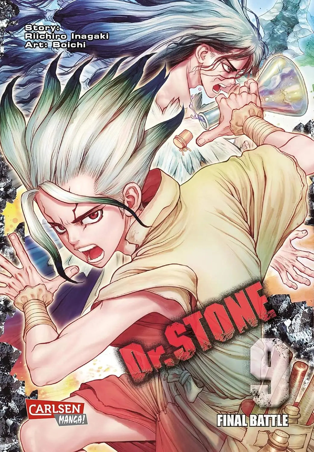 Dr. Stone Anime Canvas Wall Art Poster | Retro Graffiti Fan Gift