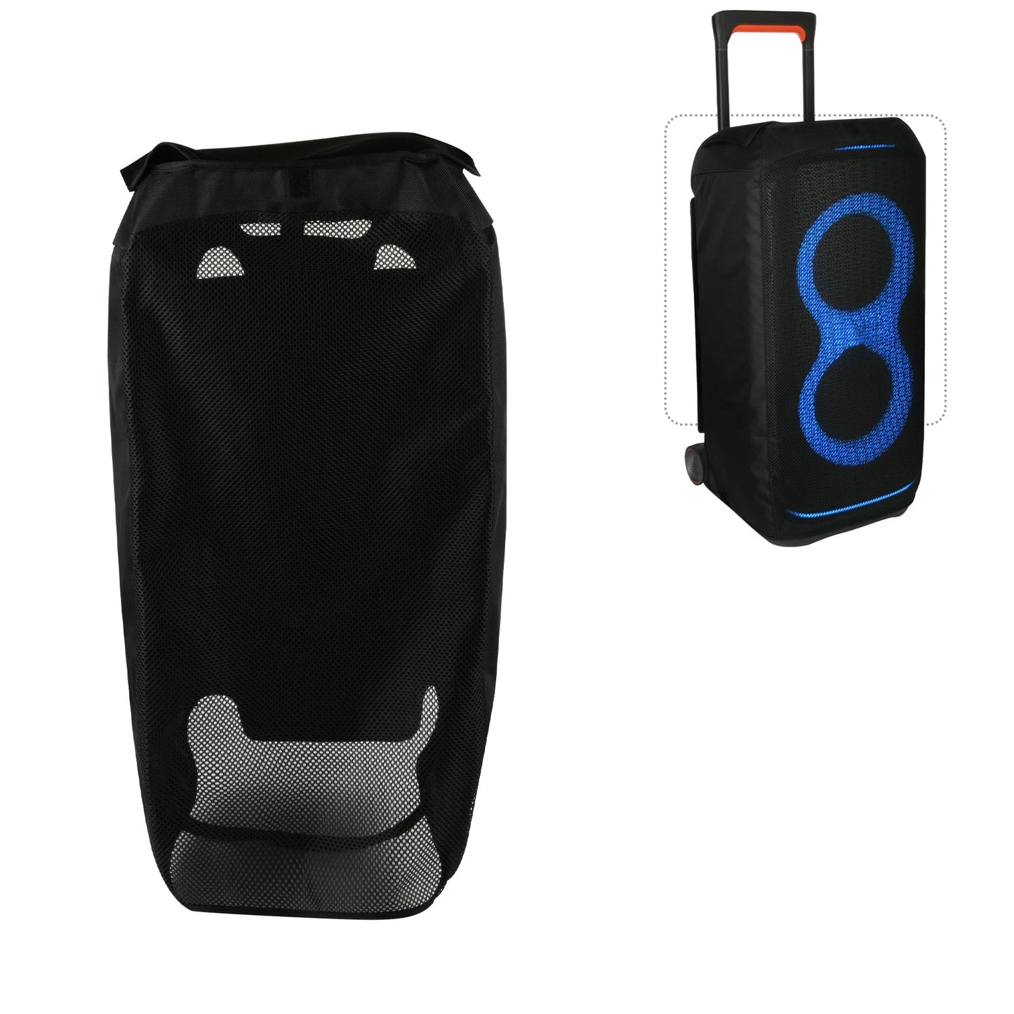 Speaker Mesh Removable Protective Cover Outdoor Audio Dust Cover 600D Twill Nylon Fabric Dust Cover For JBL PartyBox Stage 320 Peaceful Pleasures Health and Wellness