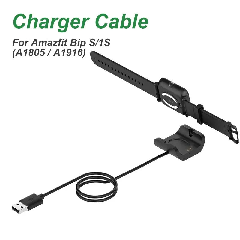 Charger for Amazfit Bip S/1S / A1805 / A1916 Fitness Smartwatch Charging Cable for Amazfit Bip S / 1S Peaceful Pleasures Health and Wellness