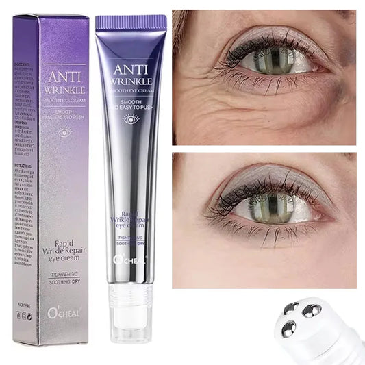 Anti Wrinkle Anti Dark Circle Eye Cream Roller Massager Moisturizing Eye Bags Retinol Anti Aging Eye SkinCare Products O'CHEAL Peaceful Pleasures Health and Wellness Default Title