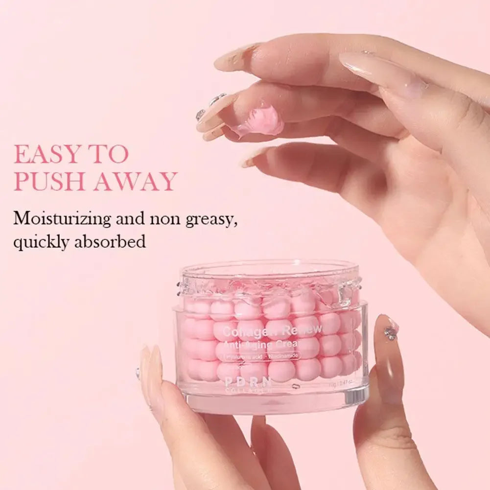 PDRN Pink Collagen Renewal Anti-Aging Cream Capsule Facial Cream Moisturizing Firming Enhance Skin Elasticity for All Skin Types Peaceful Pleasures Health and Wellness