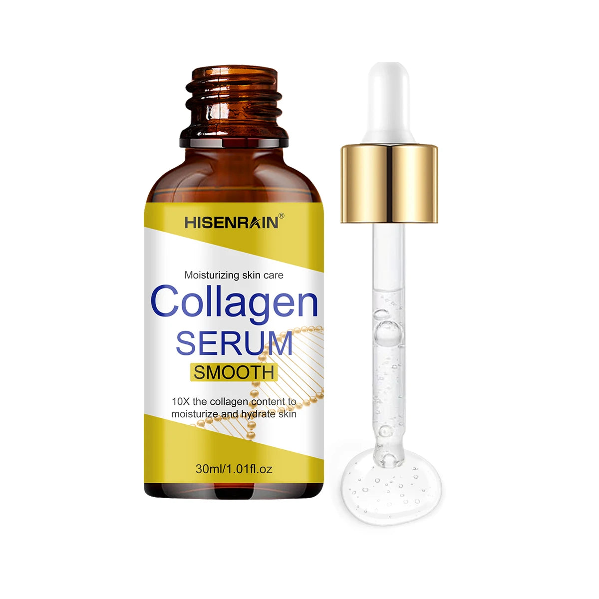 HISENRAIN AliExpress Best-Selling Collagen Essence Serum: Hydrating, Moisturizing & Fast-Absorbing. Peaceful Pleasures Health and Wellness 30ml
