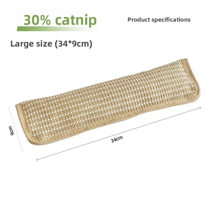Cat Toy Pillow & Sisal Scratching Pad – Solo & Interactive Play
