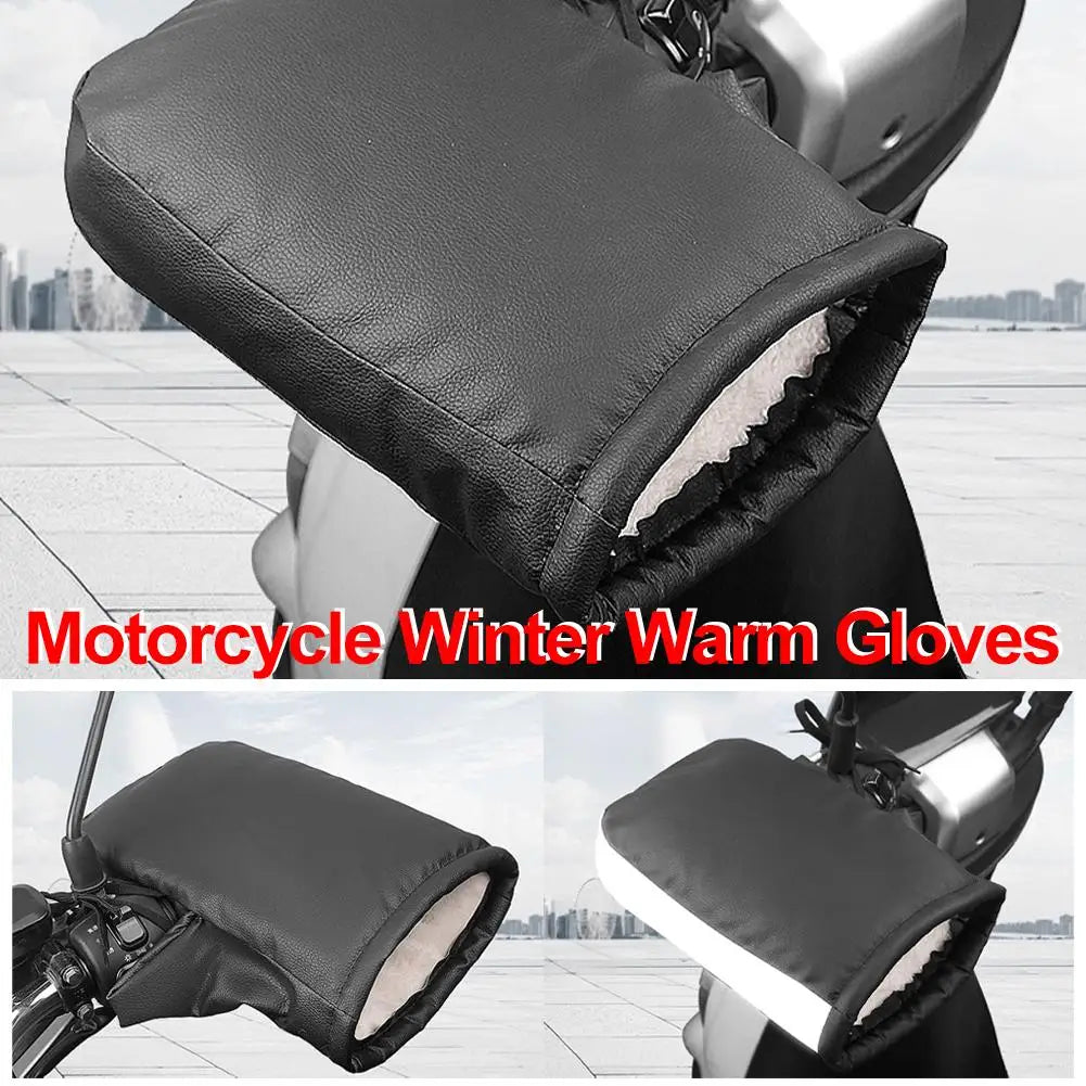 Motorcycle Handlebar Muffs – Waterproof Winter Thermal Mitts Handlebar Muffs Peaceful Pleasures Health and Wellness
