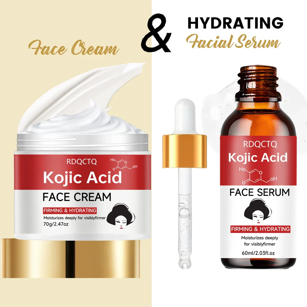 Niacinamide Serum & Moisturizer Cream Set | Deep Hydration