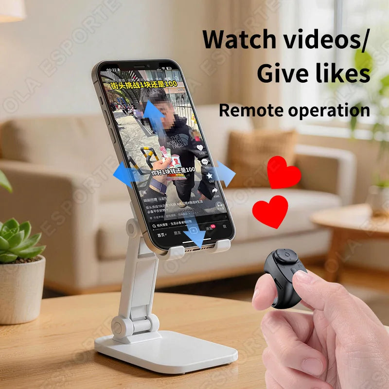 Cell Phone Scrolling Ring Wireless Finger Shutter Remote Control Page Turner Mobile Phone Controller BT For Travel Peaceful Pleasures Health and Wellness