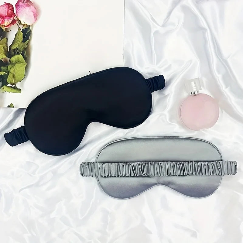 Double-Sided Silk Blackout Sleep Eye Mask | Travel Nap Mask