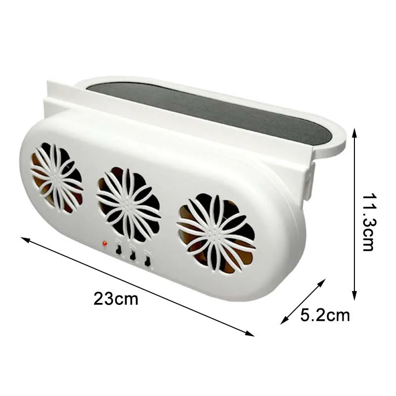 Wholesale High Quality USB Plug-In Car Window Exhaust Fan Car Air Circulation Cooling Ventilation Fan Peaceful Pleasures Health and Wellness