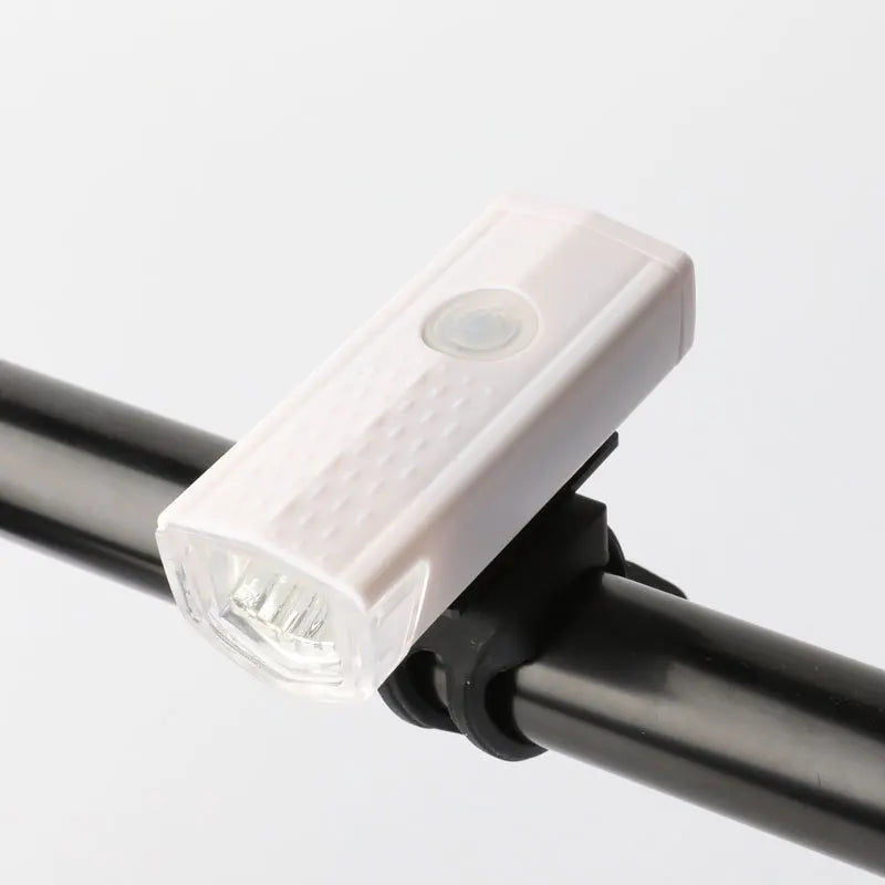 2255 Bicycle Headlight USB Charging Road Bike Night Riding Ultra-bright Lighting Headlight Mountain Bike Riding Equipment Peaceful Pleasures Health and Wellness White