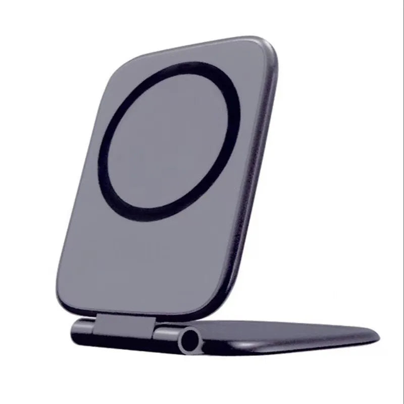 Ultra-Thin Magnetic Car Phone Holder & Desktop Stand Magnetic Phone Mount Peaceful Pleasures Health and Wellness black