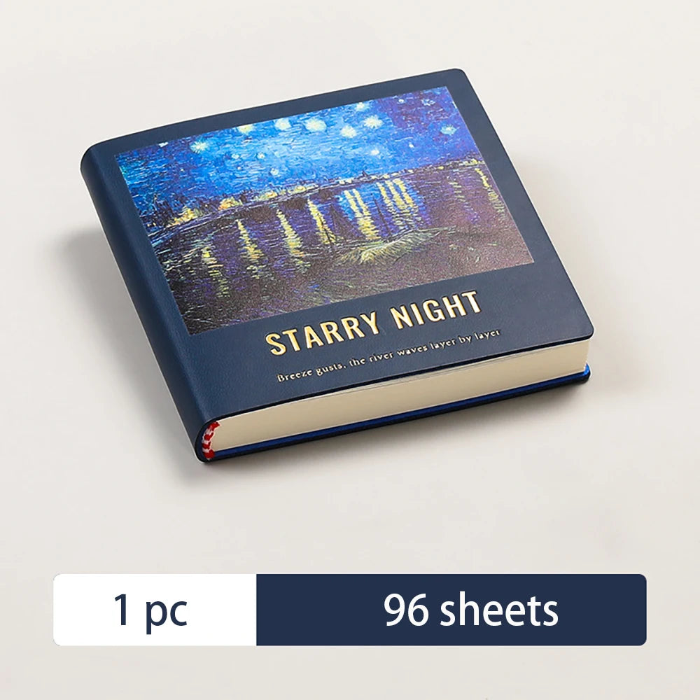 96 Sheets Mini Drawing Book Oil Painting Square Portable Blank