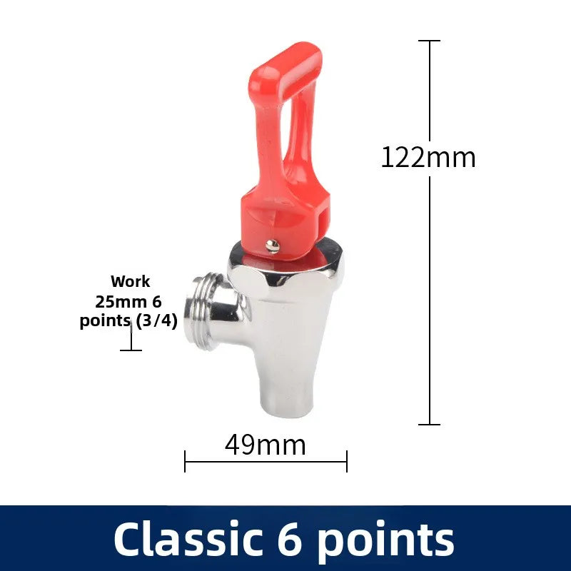 3/4" Copper Electric Water Boiler Faucet | High Temp Resistant