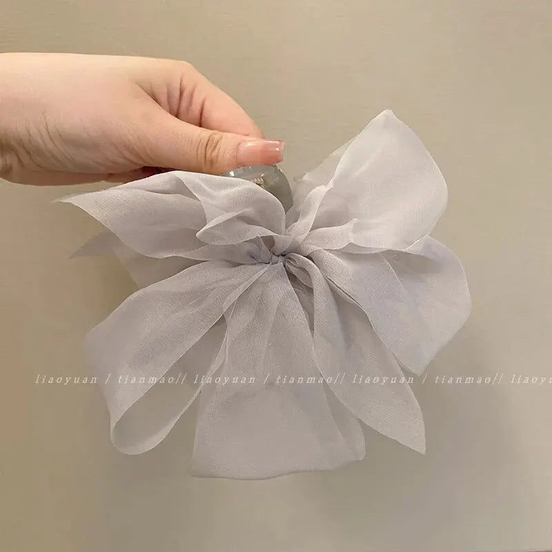 Elegant Net Ponytail Braid Claw Clip Hairpin | Women's Hair Accessory