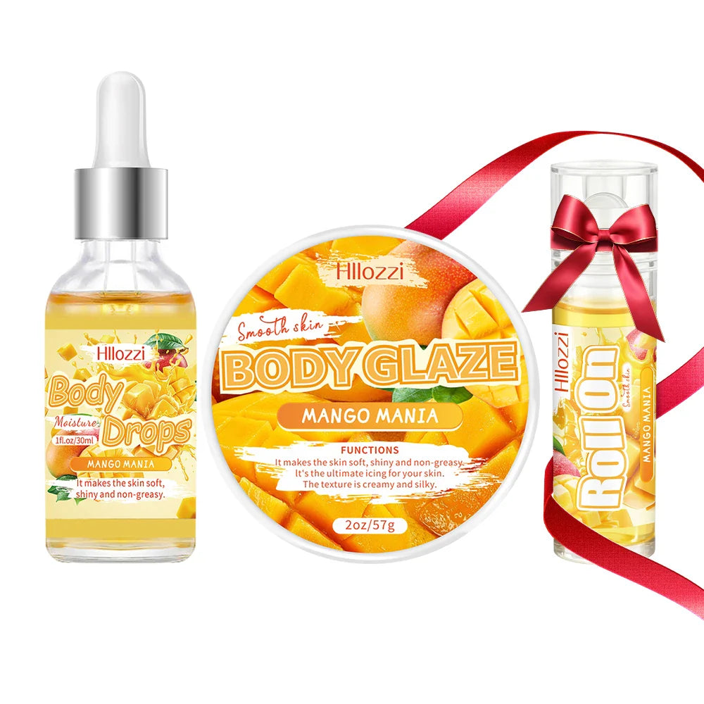 Mango Body Glaze & Oil Set with Rollerball | Dry Skin