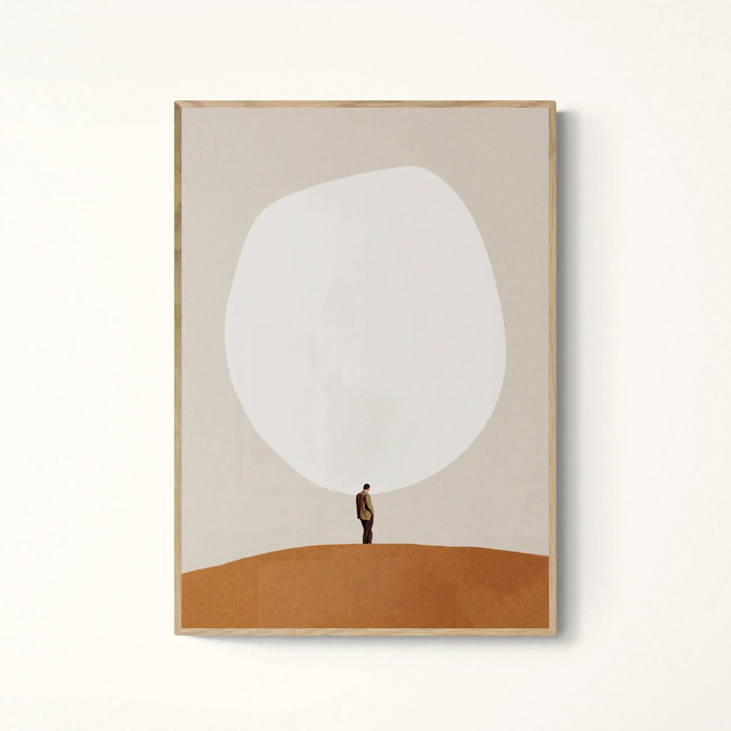 Abstract Modern People Philosophy Canvas Wall Art Print | Decor