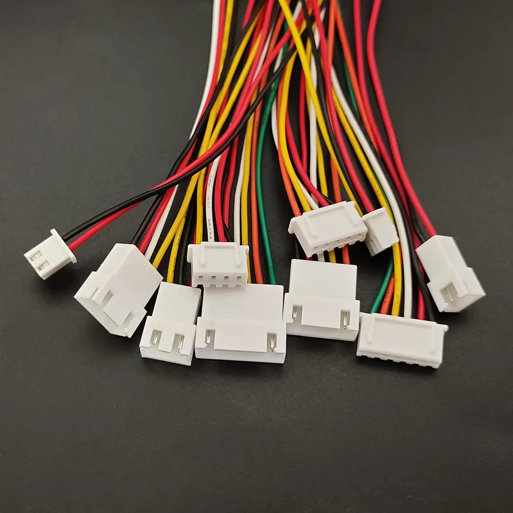 5Pair XH2.54 2/3/4/5/6 Pin Pitch 2.54mm Cable Wire Connector XH Plug Male Female Battery Charging Cable 100mm/150mm/200mm Length Peaceful Pleasures Health and Wellness
