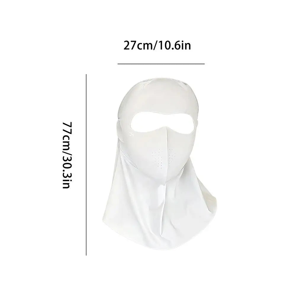 UPF 50+ Ice Silk Sun Face Cover & Neck Gaiter | Breathable