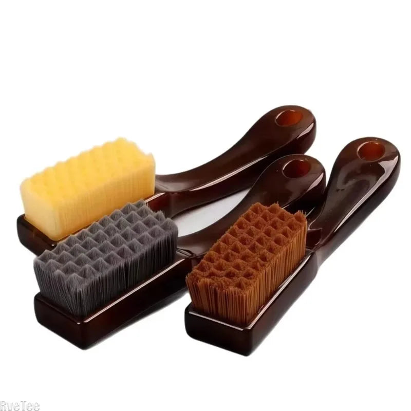 Checkerboard 10000 Bristle Antique Polishing Brush Walnut Olive Pit Deep Cleaning Brightening Polishing Handheld Tool for Home Peaceful Pleasures Health and Wellness