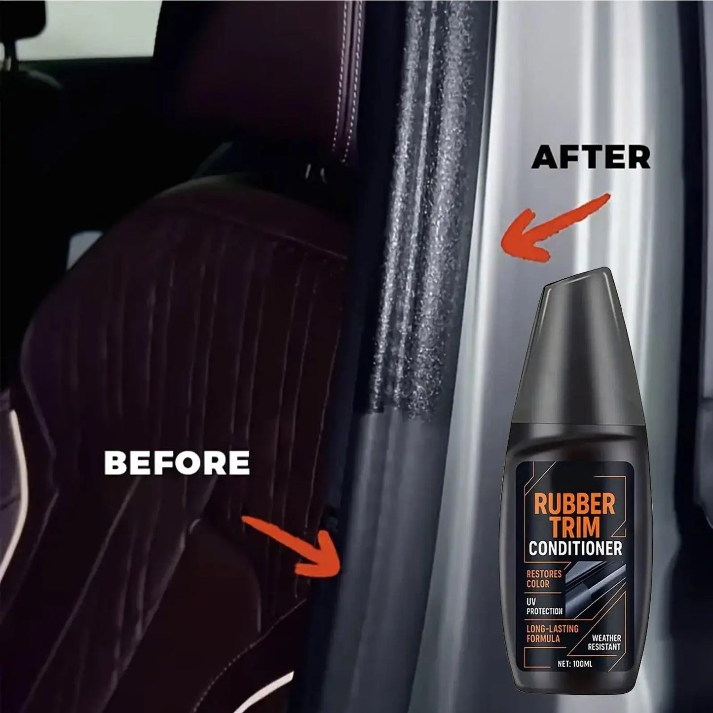 100ml Automotive Rubber Protectant UV Protection Seal Care for Door Window Weatherstripping, Car Truck RV SUV Maintenance Peaceful Pleasures Health and Wellness