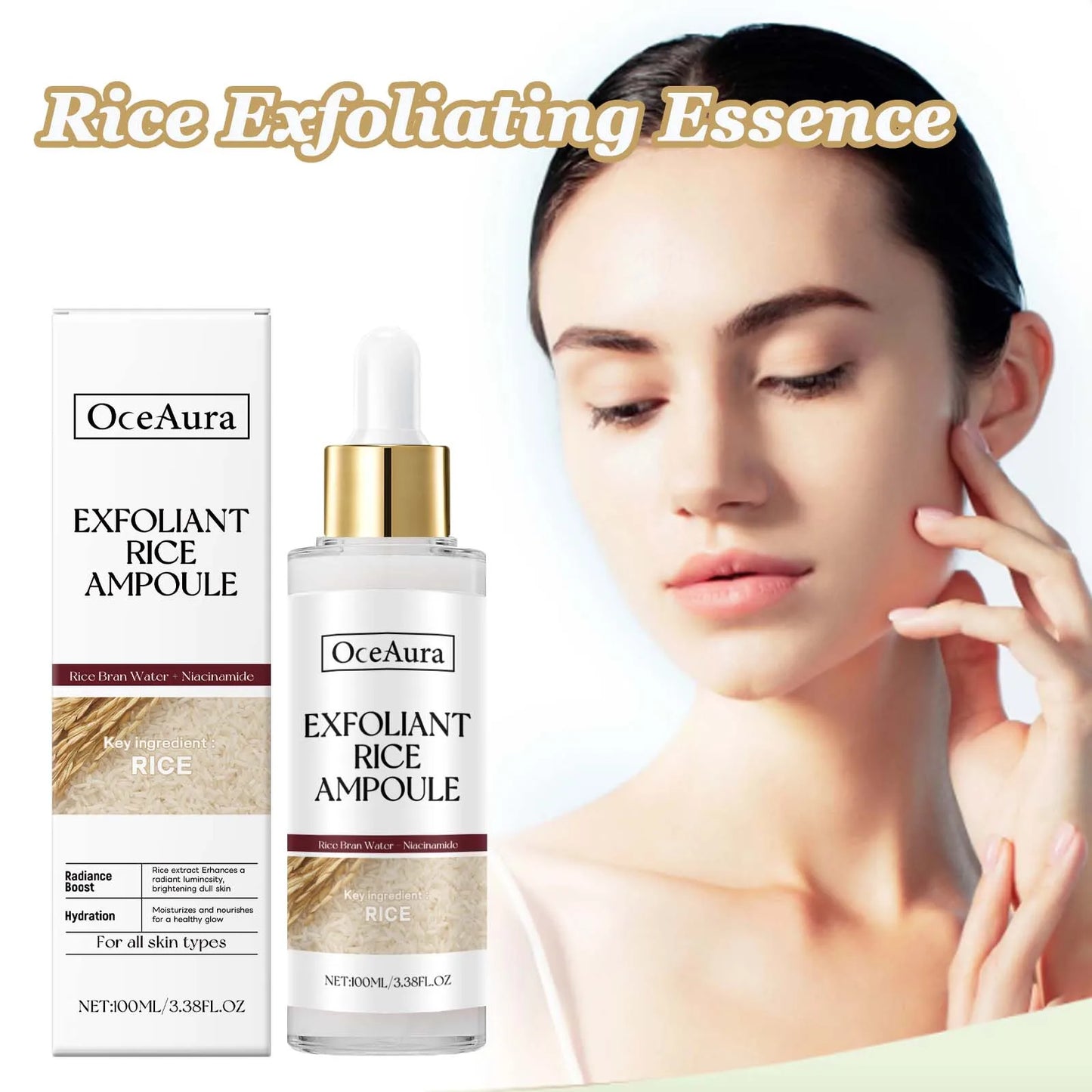 Rice Exfoliating Essence – Brightening & Dead Skin Removal