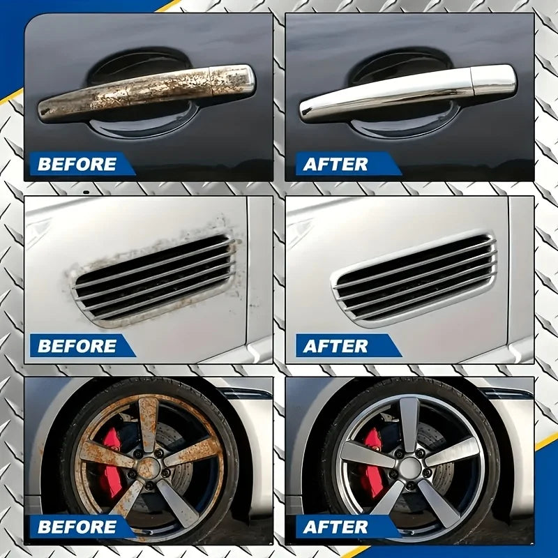 Rust Converter & Polish Spray – Metal Restoration for Iron & Chrome