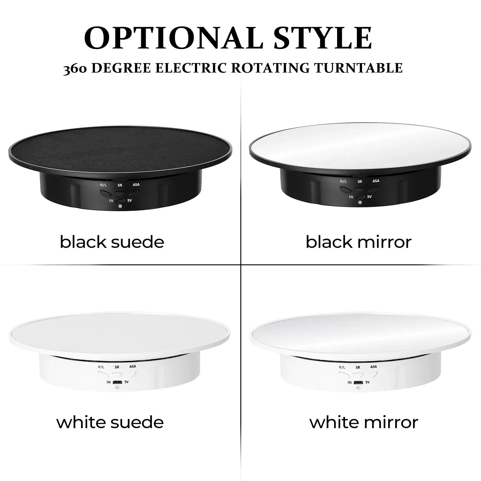 200mm 3 Speeds Photography Rotating Display Stand 360 Electric Rotating Product Display Turntable For Video Shooting Peaceful Pleasures Health and Wellness