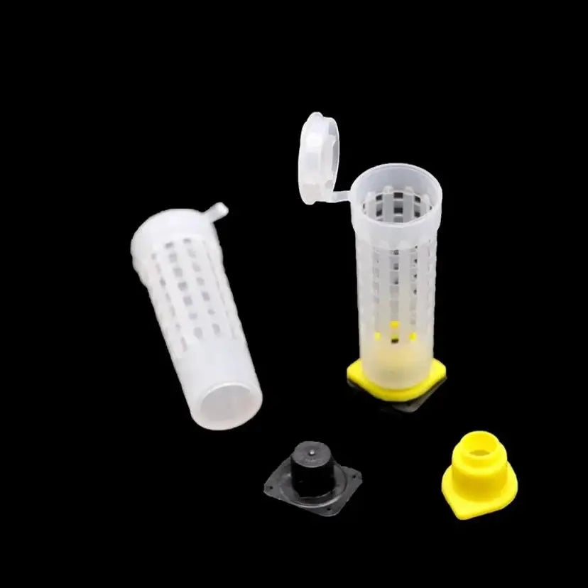 Beekeeping Bee Plastic Queen Rearing Cage Cup Box Protection Cover