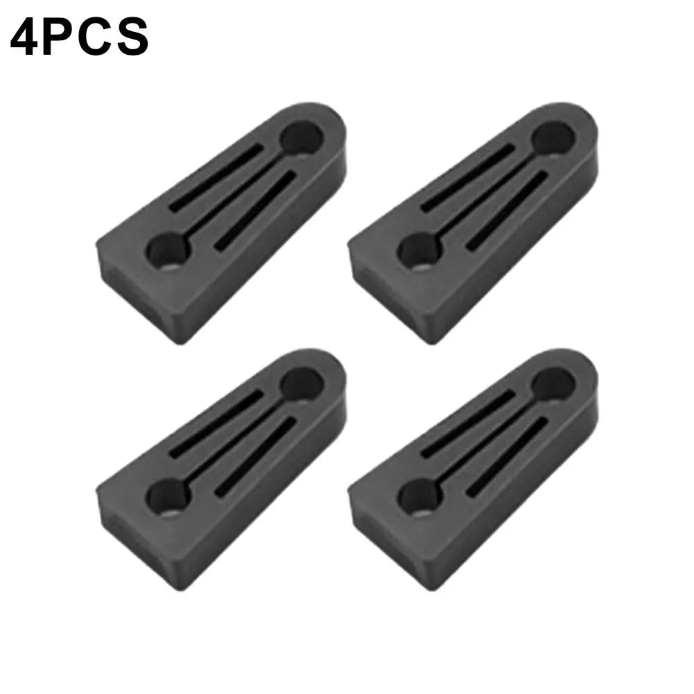 4pcs Universal Car Door Lock Damping Silicone Cover & Cushioning pad Noise Reduction Shock-Absorbing Pad Protector For Car Door Peaceful Pleasures Health and Wellness E