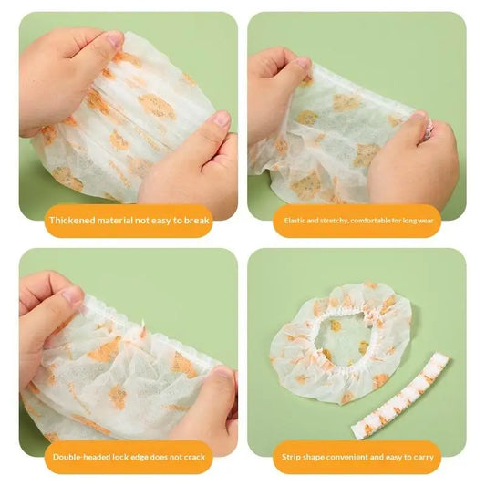 100pcs Disposable Shoe Covers Boot Non-Slip Large Foot Booties For Indoors Contractors Floor Carpet Shoe Coverings Protectors Peaceful Pleasures Health and Wellness Default Title