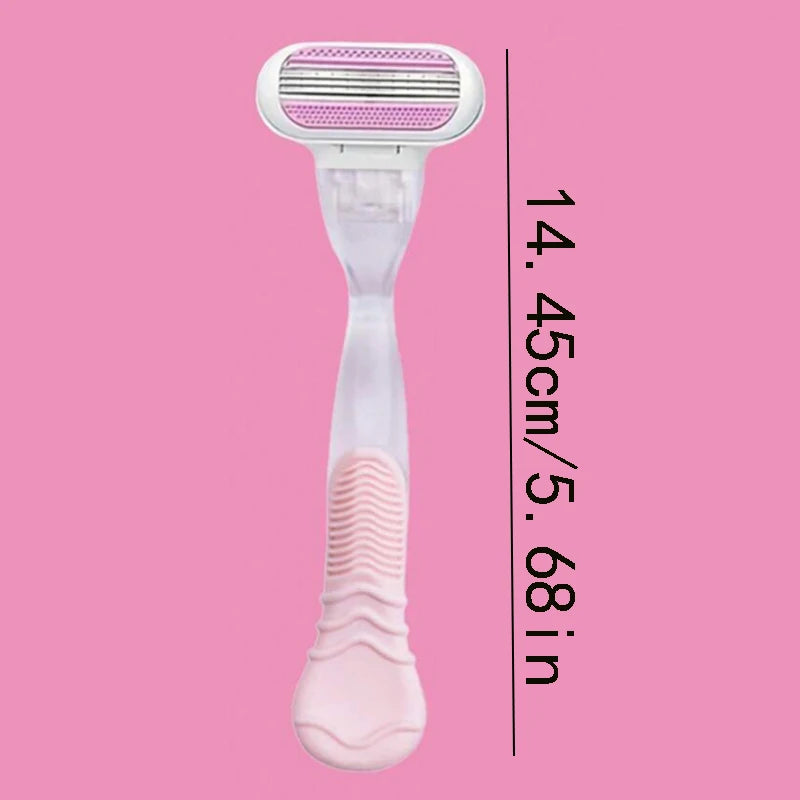 3-Layer Manual Razor for Women – Anti-Irritation, Ultra-Sharp