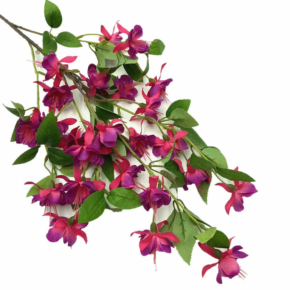 Silk Forsythia Golden Bell Artificial Flower Branch 89cm