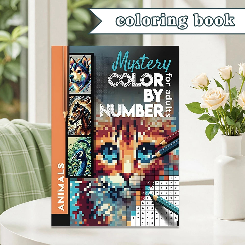 48 Page A4 Digital Coloring Book Great Way Relax Entertain