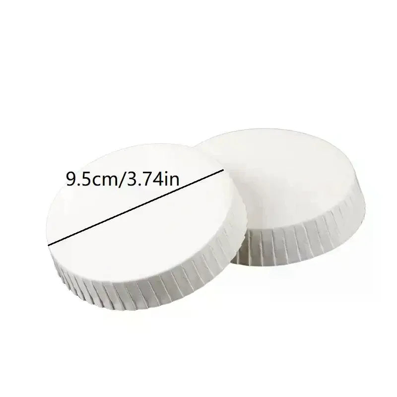 100-Pack Disposable Paper Cup Lids 9.5cm | Coffee & Tea Covers Disposable Cup Lids Peaceful Pleasures Health and Wellness