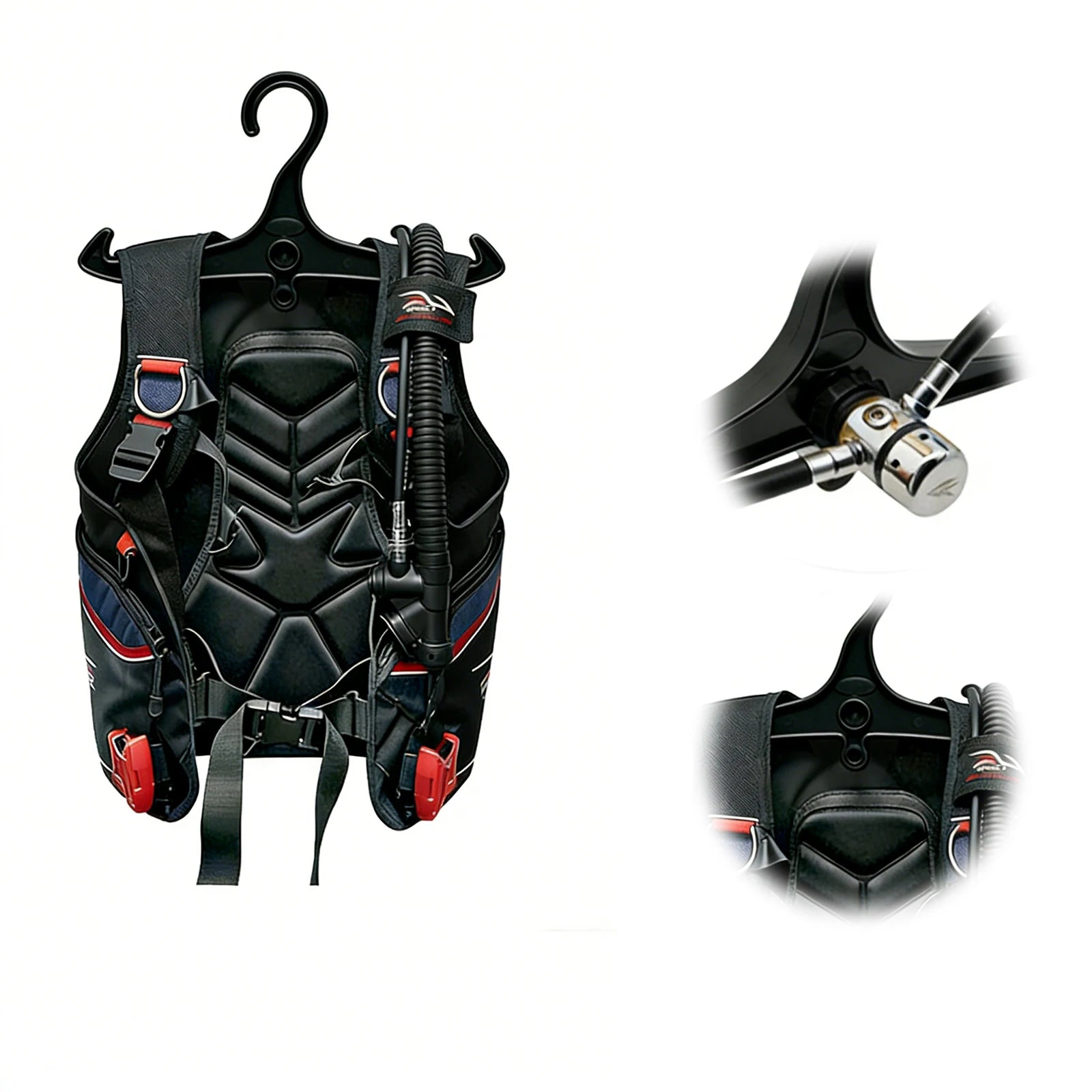 Scuba Diving BCD Hanger Anti Slip Side Hanging Vest Drying Rack Scuba Diving Drysuit Hanger for Snorkeling And Wetsuit Equipment Peaceful Pleasures Health and Wellness