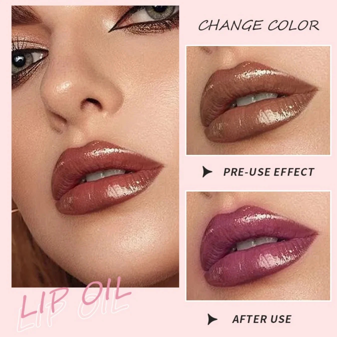 Shiny Lip Oil Gift Set 15ml×24PCS deep moisturizing non-decolorizing foil brightening and embellishing lip color gift Peaceful Pleasures Health and Wellness