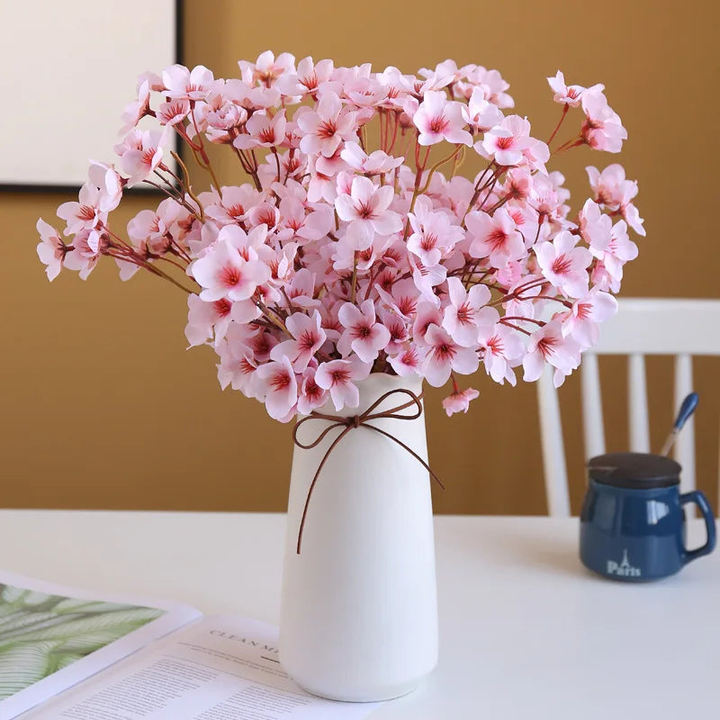 41cm Silk Cherry Blossom Artificial Flowers | Pink Wedding Décor