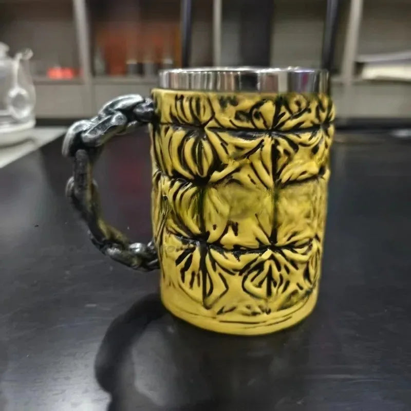 Iron Maiden 50th Anniversary Iron Maiden Coffee Cup Stainless Steel Mark Cup Decoration Peaceful Pleasures Health and Wellness