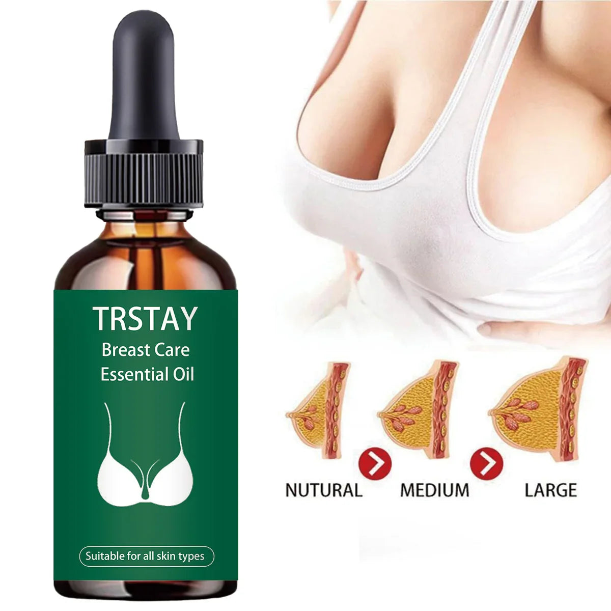 TRSTAY Natural Breast Firming & Lifting Essential Oil