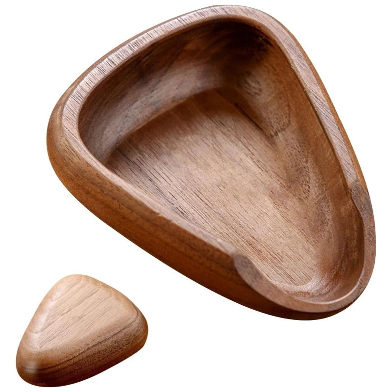 Walnut Wood Anti-Static Coffee Bean Weighing Plate Coffee Weighing Plate Peaceful Pleasures Health and Wellness