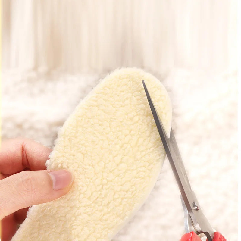 Kids Thermal Fleece Insoles | Warm Cuttable Winter Shoe Pads