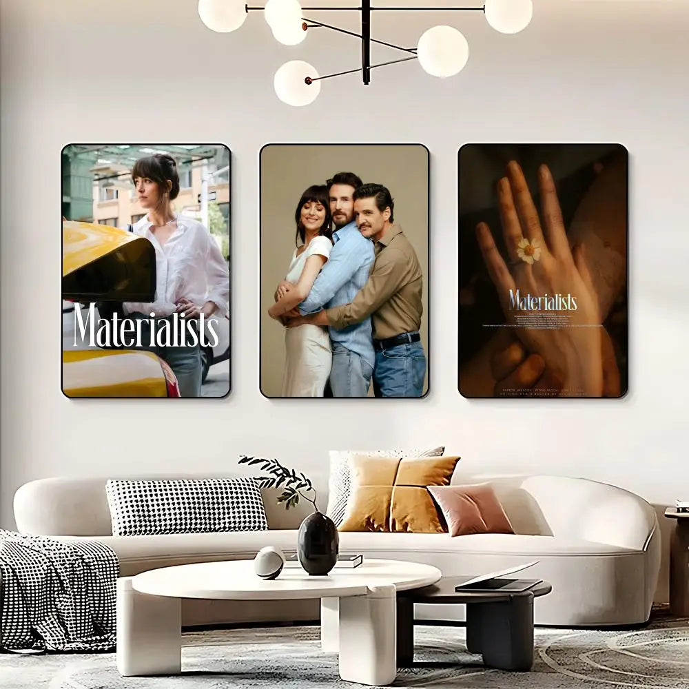 Movie M-Materialists Poster HD Self Adhesive Waterproof Wall Art Ideal for Home Office Dorm Bedroom Great Gift Peaceful Pleasures Health and Wellness