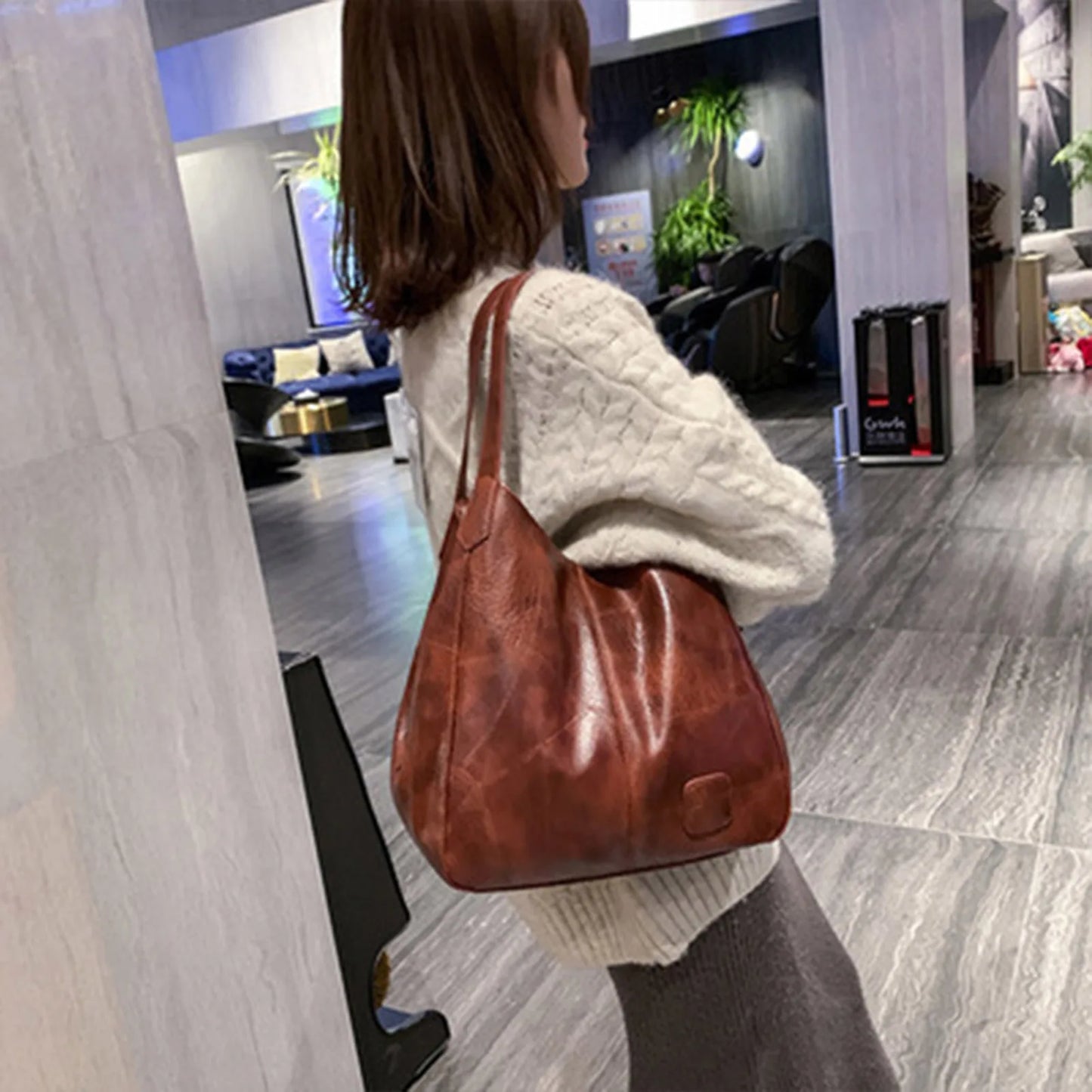 Leather Purses And Handbags For Women Tote Top Handle Shoulder Bag Large Shoulder Bag Leather Tote Crossbody Purses Peaceful Pleasures Health and Wellness