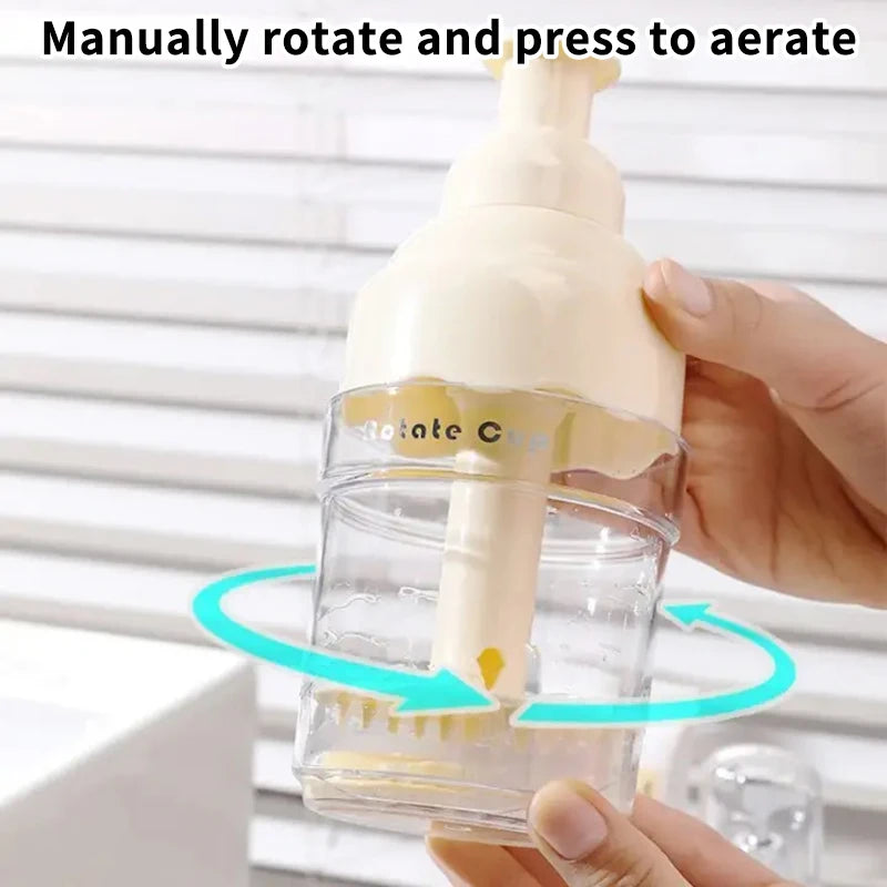 Mousse Foaming Bottle, Manual Pump Bottle For Facial Cleanser, Hand Soap, And Shower Gel, Foaming Device, Dispensing Bottle Peaceful Pleasures Health and Wellness