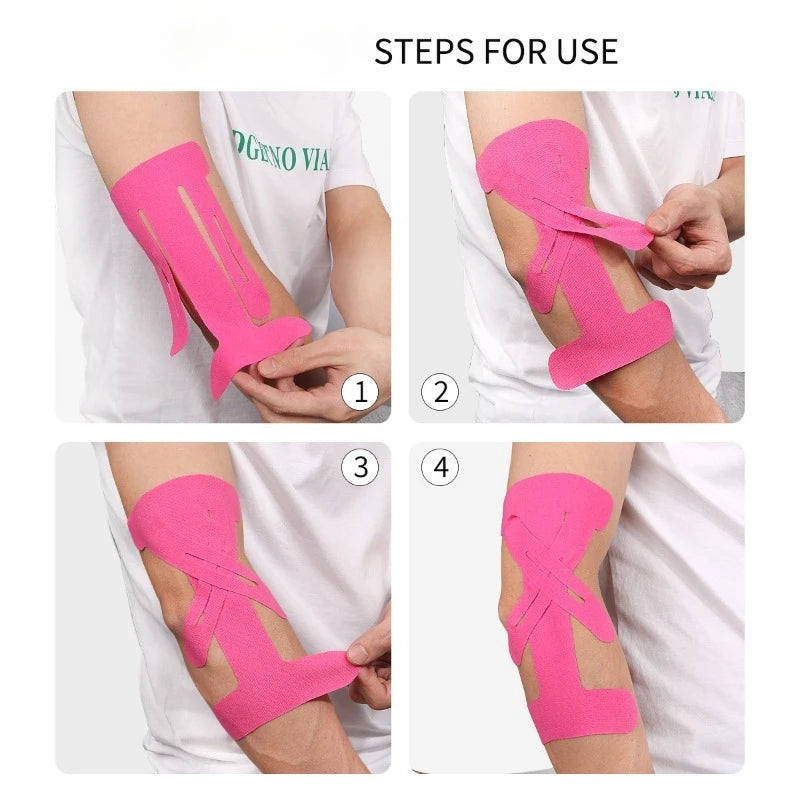 10Pcs High Elastic Fixed Sports Elbow Support Muscle Pad for Golf Fitness Basketball Elbow Protection Elastic Fixation Bandage Peaceful Pleasures Health and Wellness