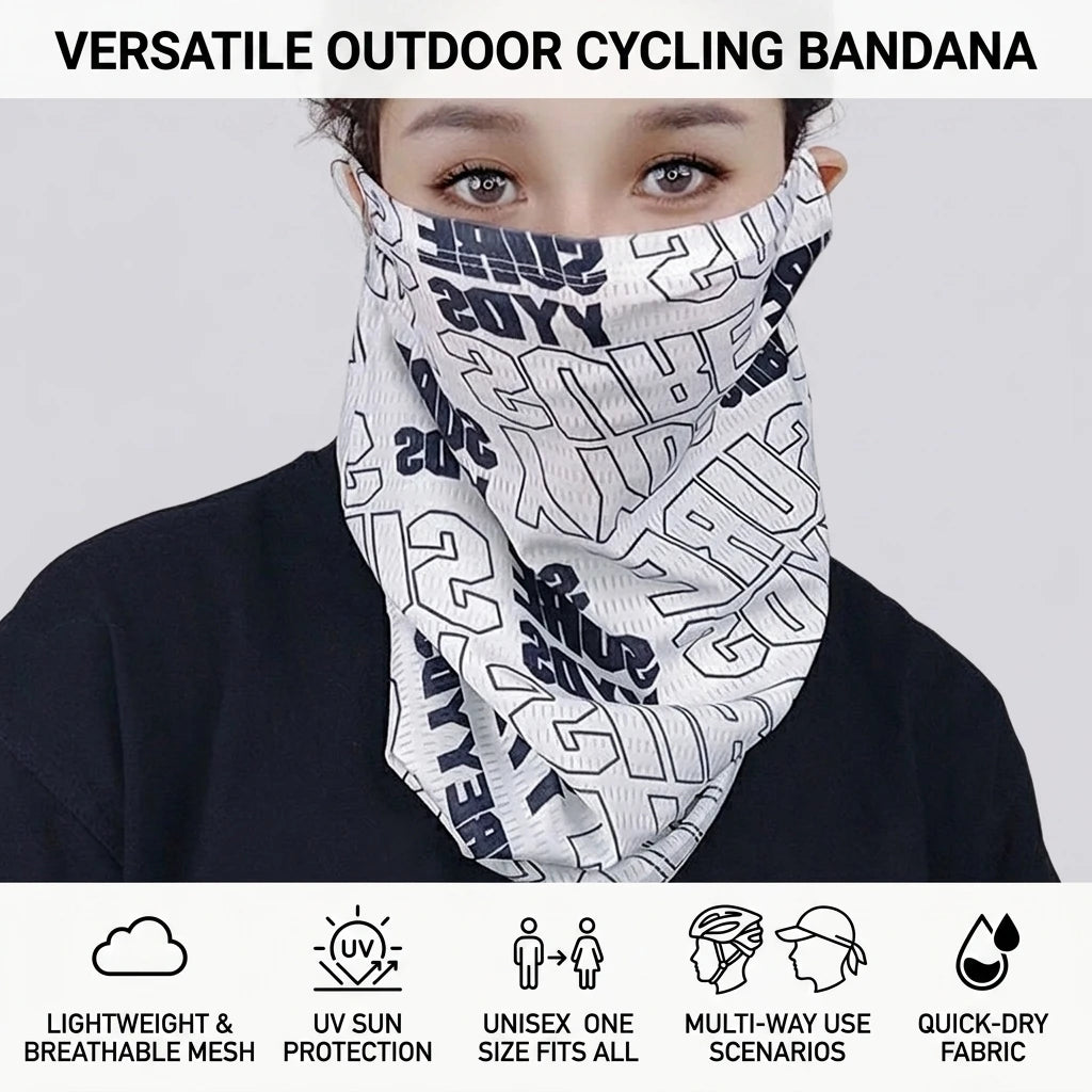 UPF50+ Cycling Sun Protection Headwear | Quick-Dry Unisex