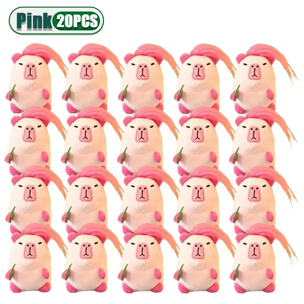 Kawaii Capybara Plush Keychain Bag Charm Pendant – Cute Gift