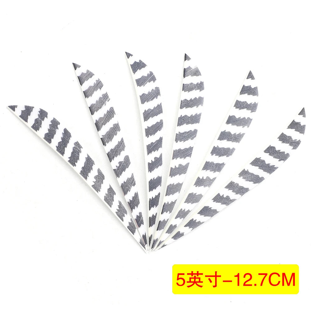 5-Inch Turkey Feather Arrow Fletchings Natural DIY Archery